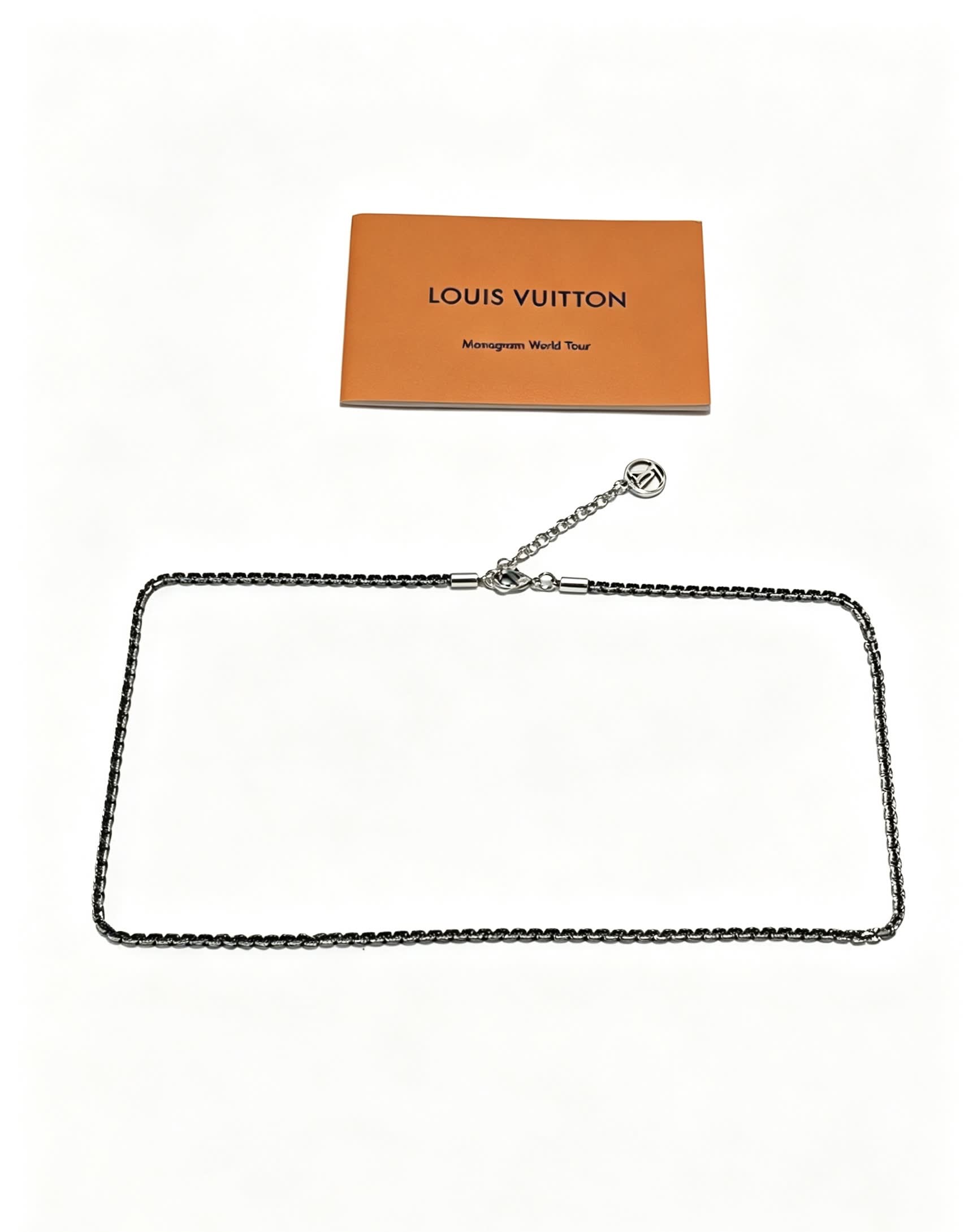 Louis Vuitton Black Beaded Necklace